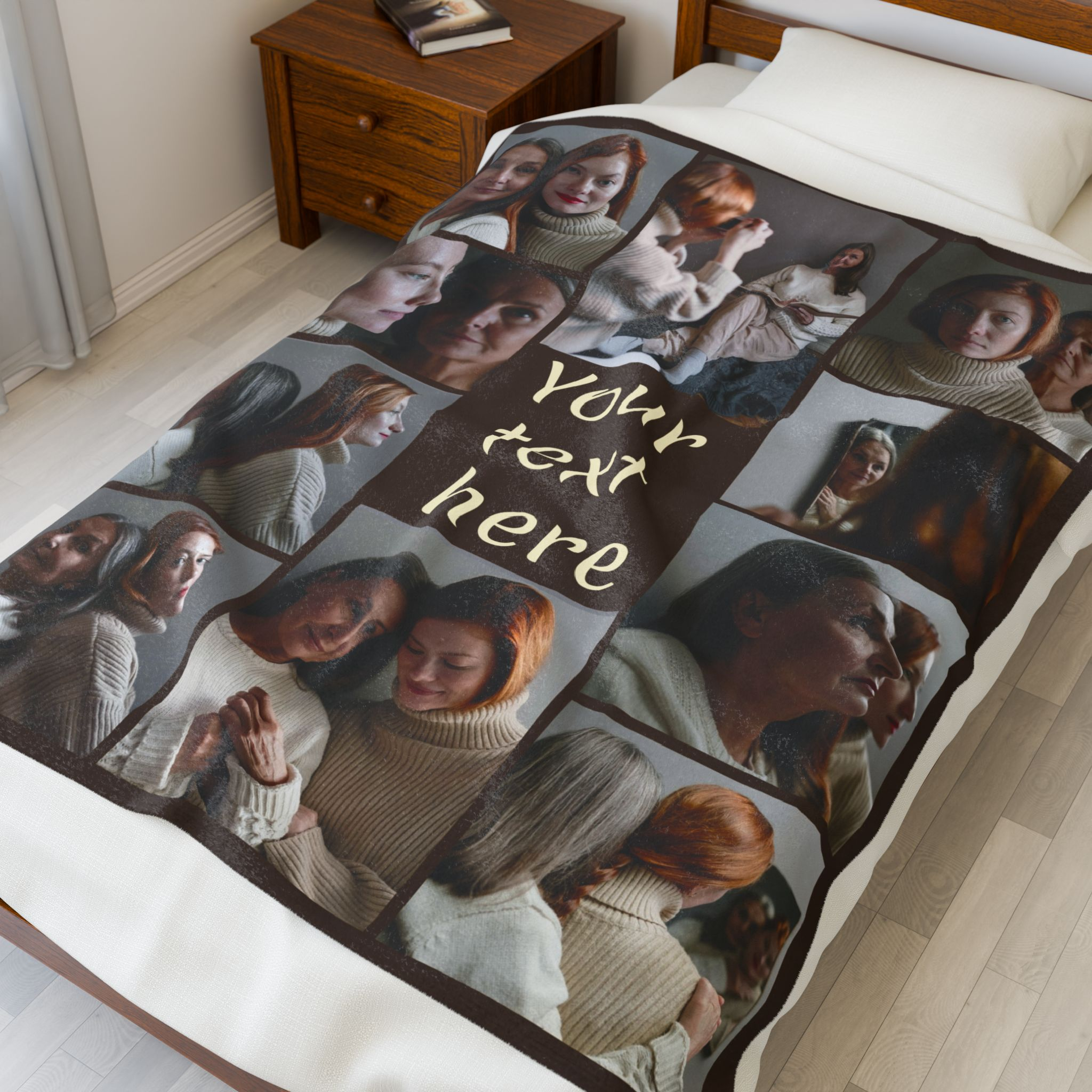 custom photo blanket – design your own personalized velveteen plush throw 10 photos + text custom photo blanket – design your own personalized velveteen plush throw 10 photos + text