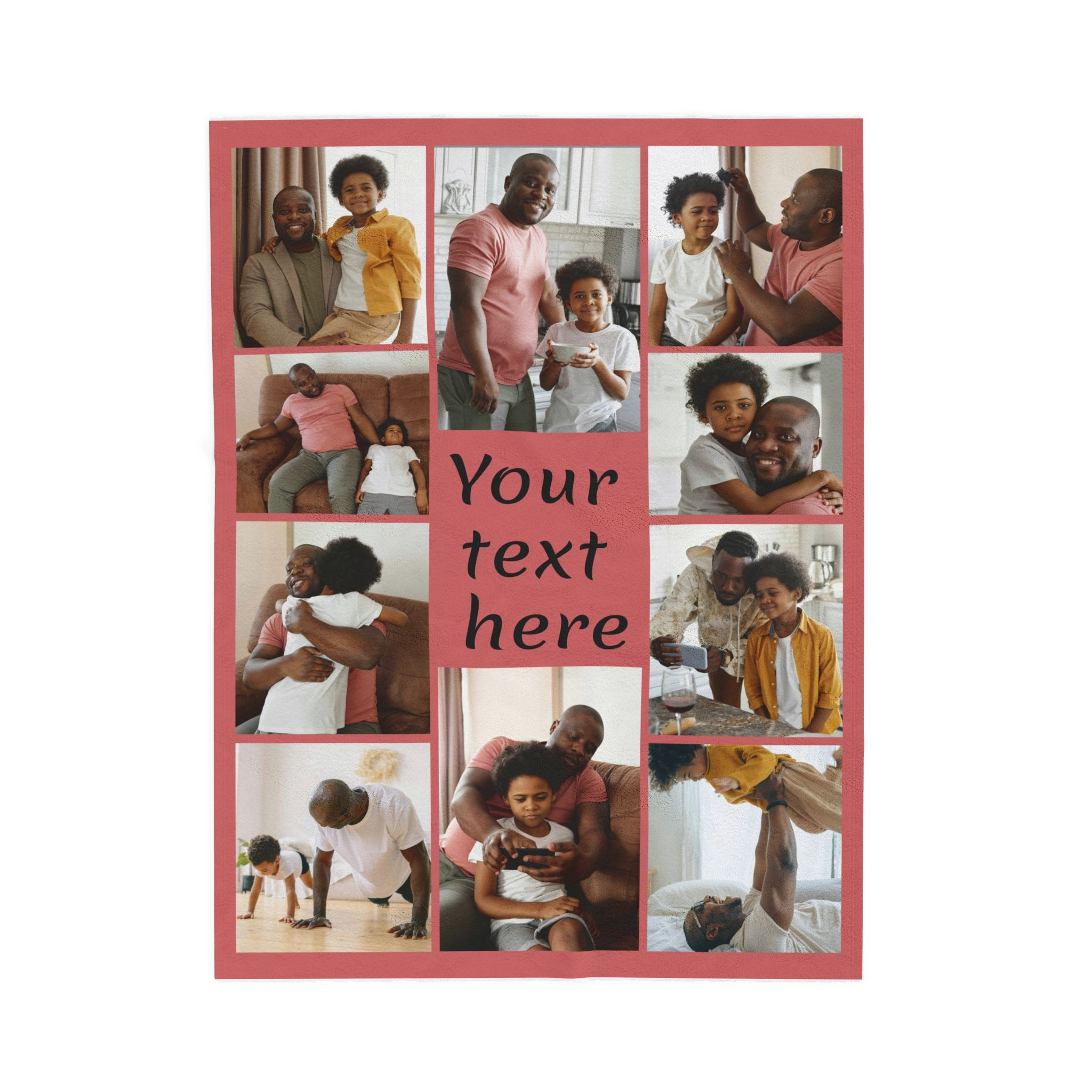 custom photo blanket – design your own personalized velveteen plush throw 10 photos + text custom photo blanket – design your own personalized velveteen plush throw 10 photos + text