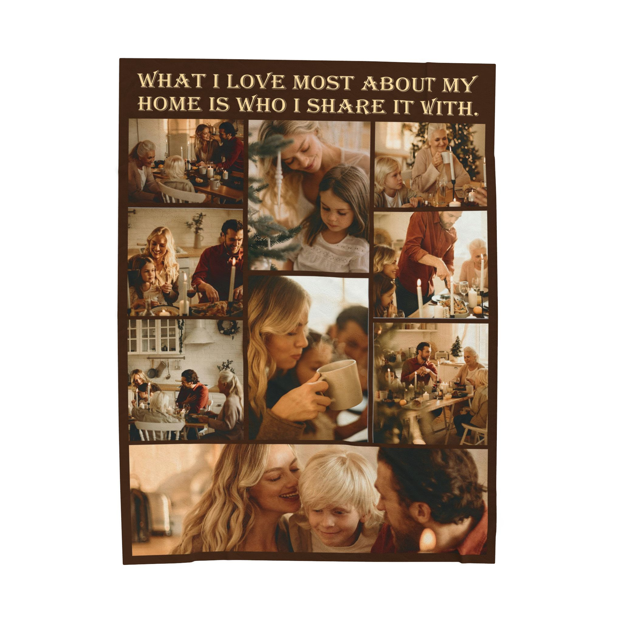 custom photo blanket – design your own personalized velveteen plush throw 9 photos + text custom photo blanket – design your own personalized velveteen plush throw 9 photos + text