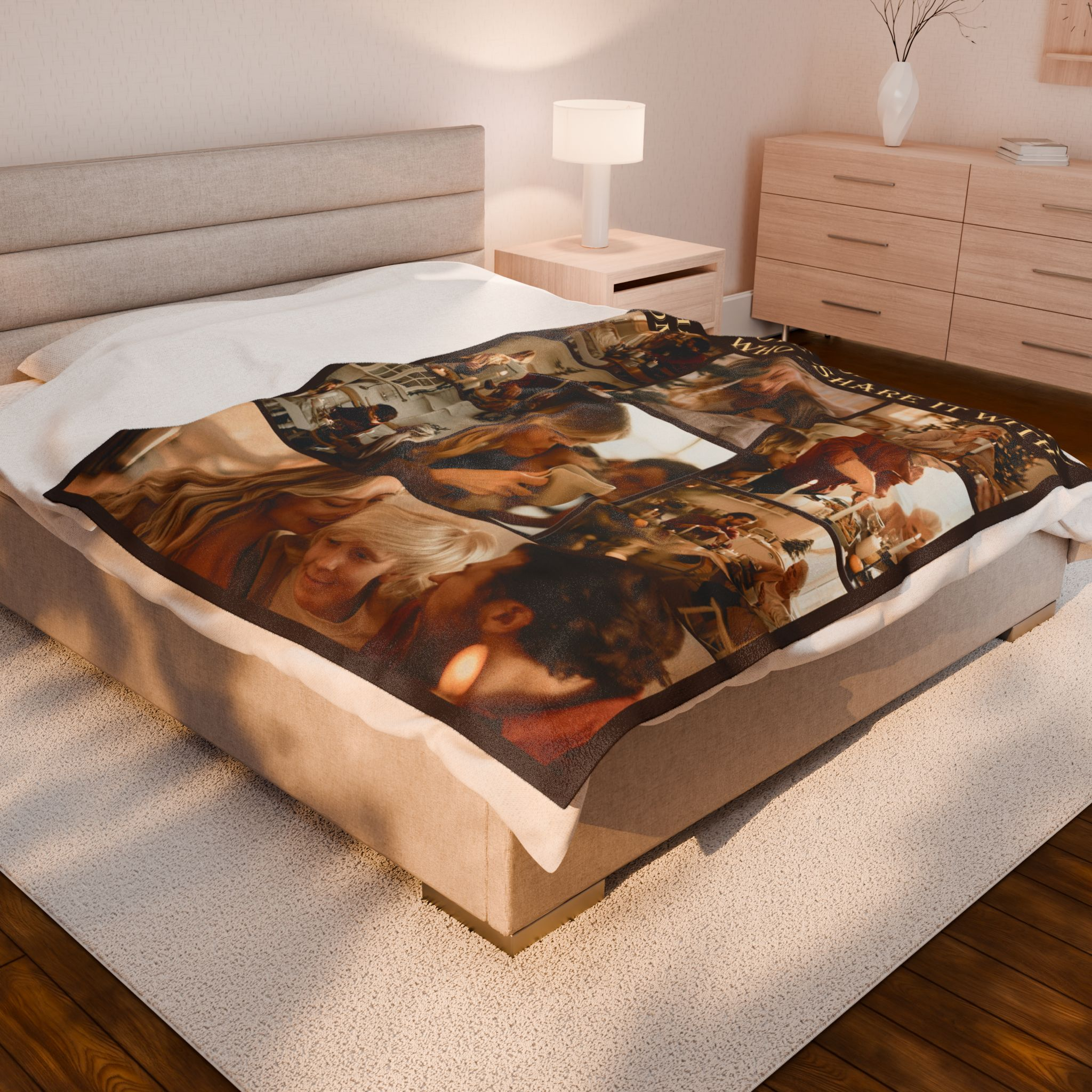 custom photo blanket – design your own personalized velveteen plush throw 9 photos + text custom photo blanket – design your own personalized velveteen plush throw 9 photos + text